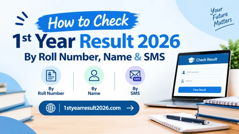 How to Check 1st Year Result